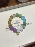 Virgo (Constellation) Natural Crystal Bracelet — Aquamarine, Xiuyan Jade, Citrine, Lavender Amethyst, Moonstone… | Zodiac Crystal Jewelry