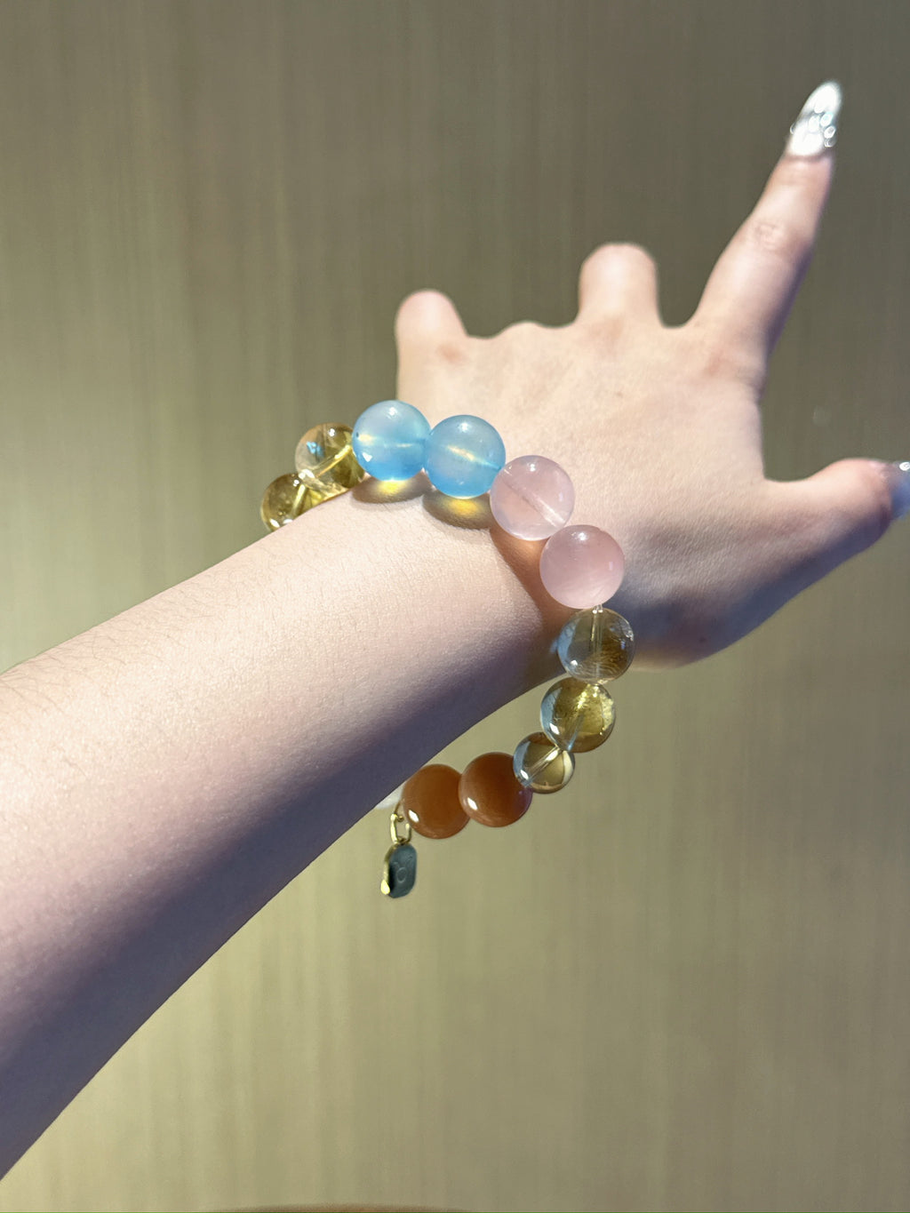 Taurus (Constellation) Natural Crystal Bracelet — Moonstone, Lavender Amethyst, Citrine, Aquamarine, Rose Quartz… | Zodiac Crystal Jewelry